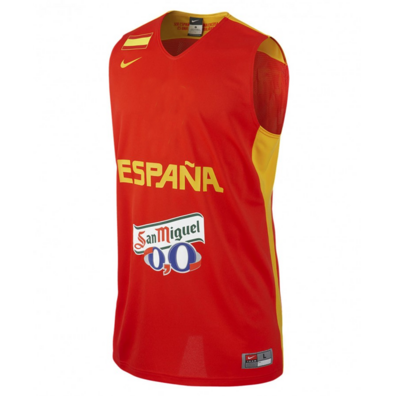 Spiel T-Shirt von Spanien "Ricky Rubio" (600/rot/gelb)