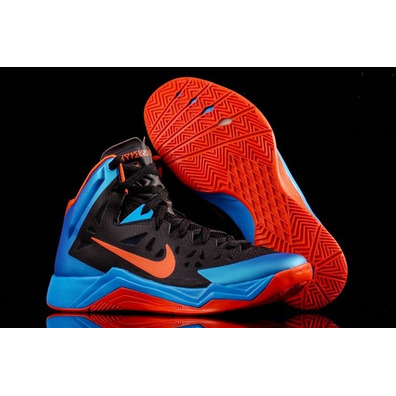 Nike Zoom Hyperquickness "Thunder" (006/negro/royal/naranja)