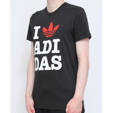 Adidas T-Shirt AC Graphic (schwarz)