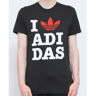 Adidas T-Shirt AC Graphic (schwarz)