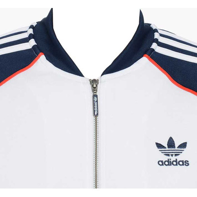 Adidas Original Superstar Track Topjacke (weiß/marin)