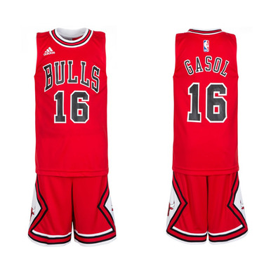 Pack Pau Gasol Chicago Bulls Niño (rot/weiß/schwarz)