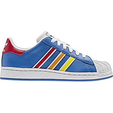 Adidas Superstar (36-40/blau/weiß/rot)