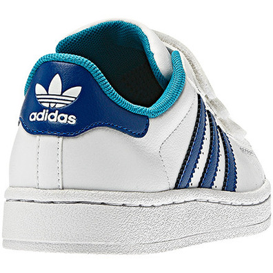 Adidas Superstar 2 Junior (weiß/blau)