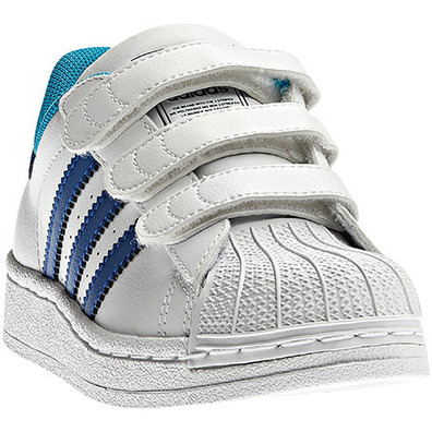 Adidas Superstar 2 Junior (weiß/blau)