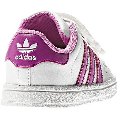 Adidas Superstar 2 CF Infant (20-27/white/purple)