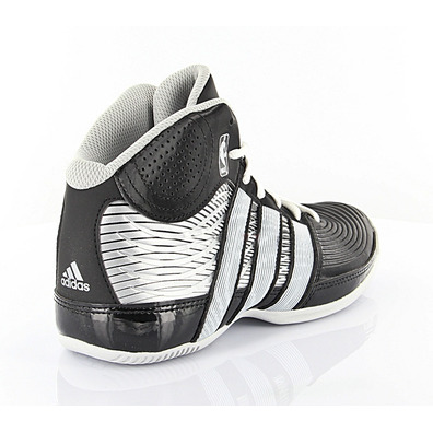 Adidas Rise Up NBA Kinder "Schwarz" (28-35)(negro/blanco)