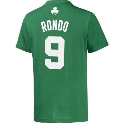 Adidas Camiseta NBA Spielzeit Rondo No 9 (verde/blanco)