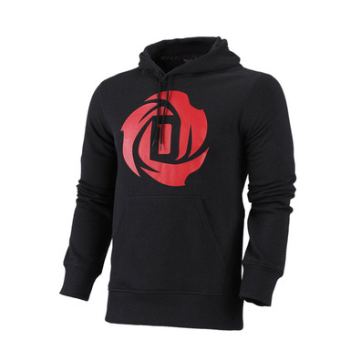 Adidas Sudadera D-Rose Logo (negro/rojo)