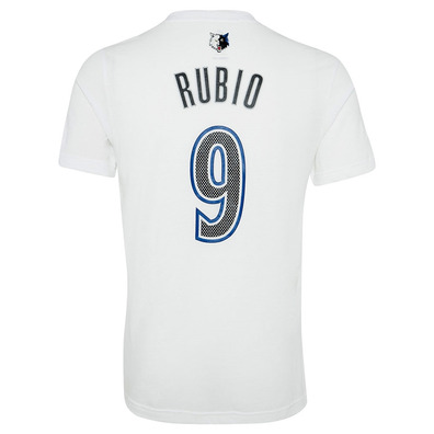 Adidas Shirt Child NBA Game Time Rubio #9 (weiß)