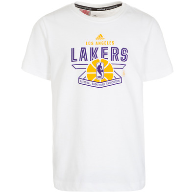 Adidas Camiseta Niño NBA L.A Lakers Price Point (weiß/gelb/rein)