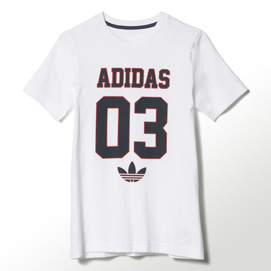 Original Adidas Camiseta Niño Concrete Jungle (weiß)