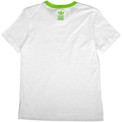 Original Adidas Camiseta Niño Star Wars Yoda (weiß/grün)