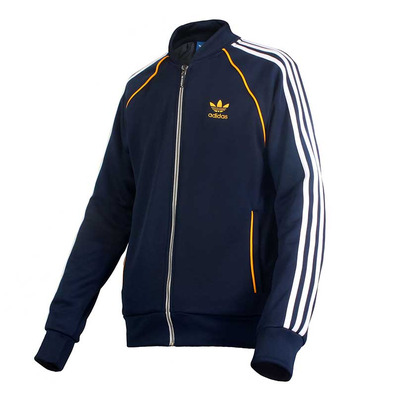 Adidas Original Chaqueta Superstar TrackTop (marine/dorado/blanco)