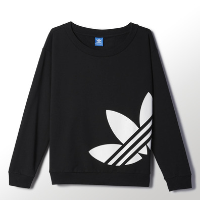 Adidas Originals Licht Logo Pullover Mujer (negro/blanco)