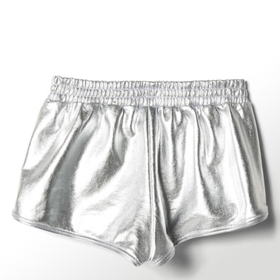 Adidas Short Mujer London Highlight (plata)