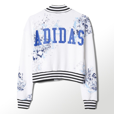 Original Adidas London Printed Jacket (weiß/blau/schwarz)