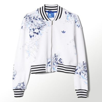 Original Adidas London Printed Jacket (weiß/blau/schwarz)