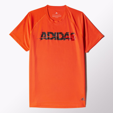 Adidas Camiseta Climalite Base Logo (naranja Mehl)