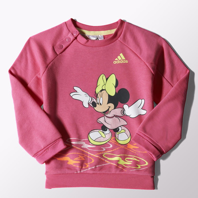 Adidas Disney Minnie Maus Kinder Chándal (rot/gris/limate)