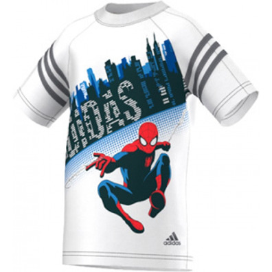 Adidas Marvel Camiseta Niño Spider-Man (weiß/rot/gris/azul)