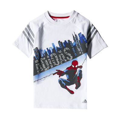 Adidas Marvel Camiseta Niño Spider-Man (weiß/rot/gris/azul)