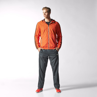 Adidas Teanadal Hombre Training Climalite (naranja/grisoscuro/negro)