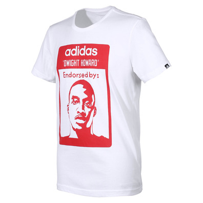 Adidas Camiseta Beendet von Dwight Howard (blanco/rojo)