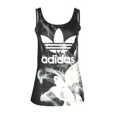 Adidas Originals Camiseta Weiß Rauch Layr Tank Rita Ora (negro/blanco)