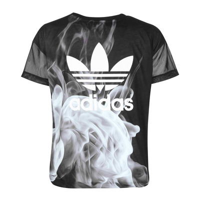 Adidas Originals Camiseta Weiß Rauch Rita Ora (negro/blanco)