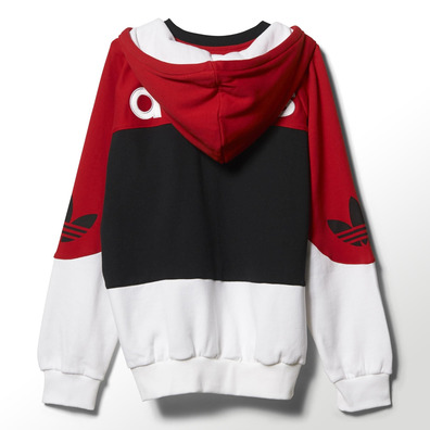 Adidas Originals Sudadera New York Blocker von Nigo (rojo/negro/blanco)