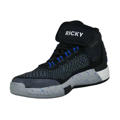 Adidas Crazy Light Boost 2015 Primeknit "Ricky Rubio" (negro/gris/azul)