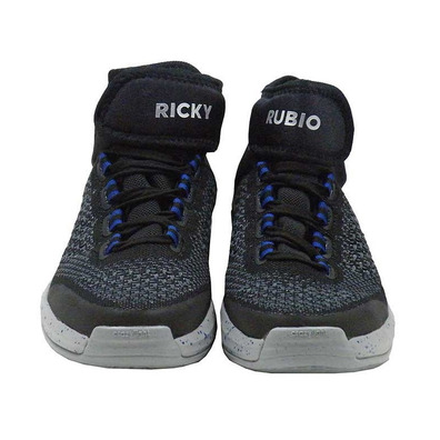 Adidas Crazy Light Boost 2015 Primeknit "Ricky Rubio" (negro/gris/azul)