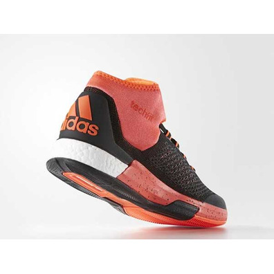 Adidas Crazy Light Boost 2015 Primeknit "Jeff Teague Black" (Solarrot, Kern schwarz)