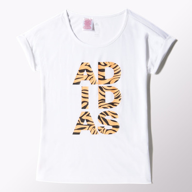 Adidas Camiseta Niña Garderobe Marke Lineage (blanco)