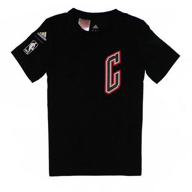 Adidas NBA Camiseta Niño Fan Tragen Chicago Bulls (schwarz/rot)