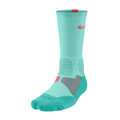 Calcetines Nike Hyper Elite Basket Crew (309/turquesa/green/coral)