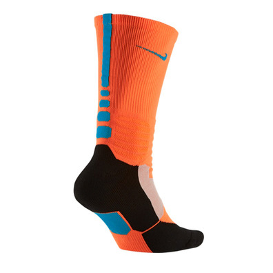 Calcetines Nike Hyper Elite Basket Crew (877/orange/blaue Lagune)