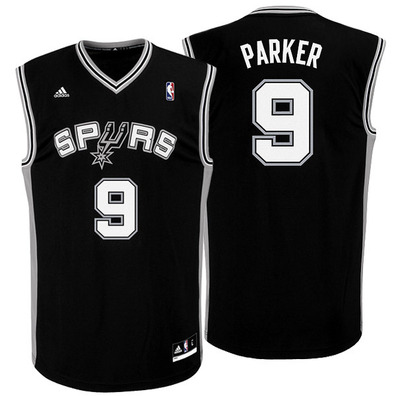 Adidas Camiseta Parker Spurs (negro/blanco)