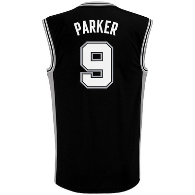 Adidas Camiseta Parker Spurs (negro/blanco)