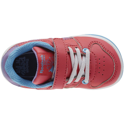 Reebok Infantil Step N\\'Flash II (rosa/violeta/celeste)