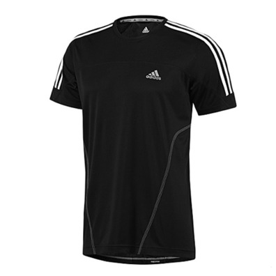 Adidas Camiseta Response 3-Streifen Tee (negro)