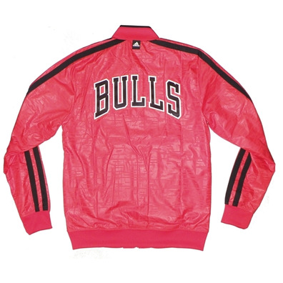 Adidas On-Court Chicago Bulls Jacke (rot/schwarz)