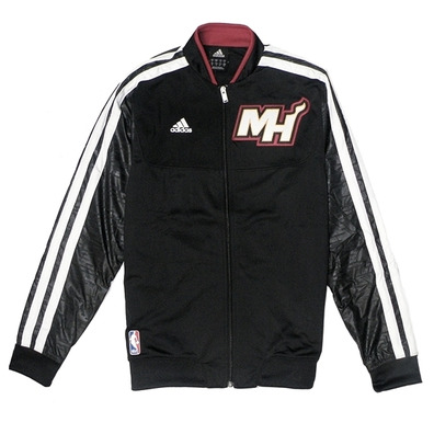 Adidas On-Court Miami Heat Jacket (schwarz/weiß)