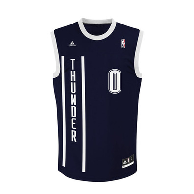 Camiseta NBA Réplica Westbrook #0# Oklahoma (navy/white)