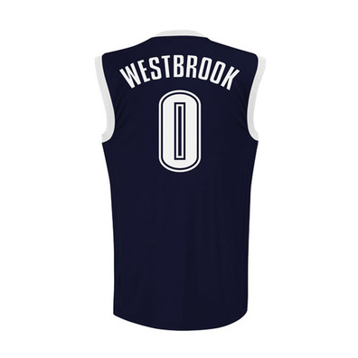 Camiseta NBA Réplica Westbrook #0# Oklahoma (navy/white)