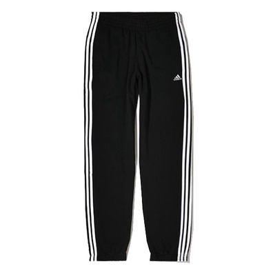 Adidas Essential 3-Stripes Open Hem (schwarz/weiß)