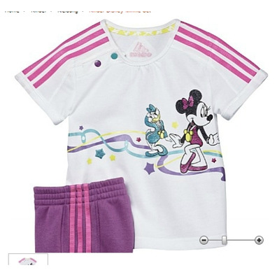 Adidas Set Baby Disney Minnie Olimpycs (weiß/purple/rosa)