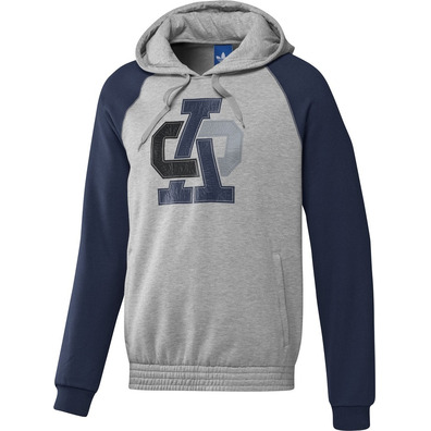 Adidas Adicolor Originals Collegiate Hoodie (gris/azul)