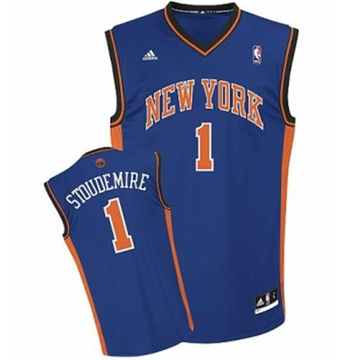 Adidas Jersey Knicks Amar\'e Stoudemire (blau/orange)